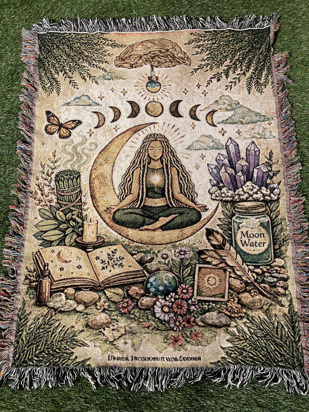 Goddess Woven Blanket