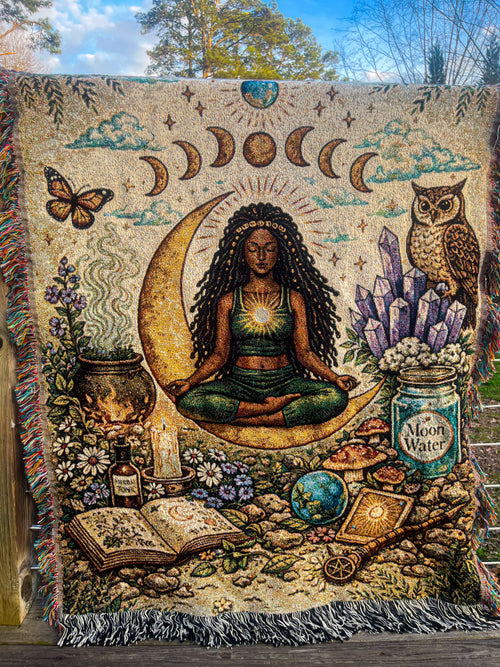 Goddess Woven Blanket
